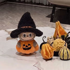 Handmade Labubu Doll Clothes Halloween Trick or treat - Pumpkin Witch