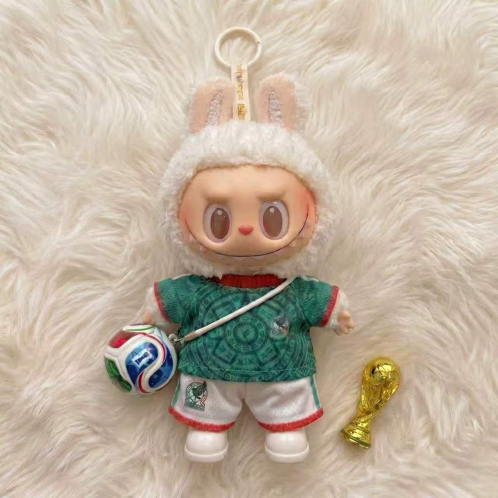 Handmade Labubu Doll Clothes World Cup 2026 Partners - Mexico