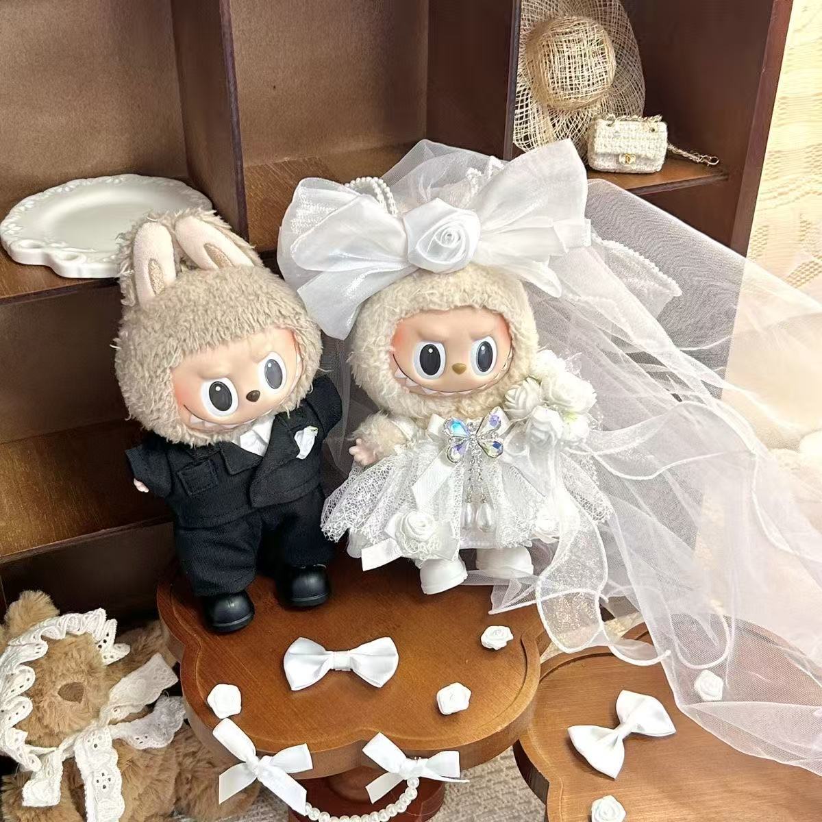 Handmade Labubu Doll Clothes Love Story - Love Butterfly