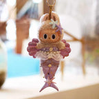 Handmade Labubu Doll Clothes Summer Beach - The Little Mermaid Violet
