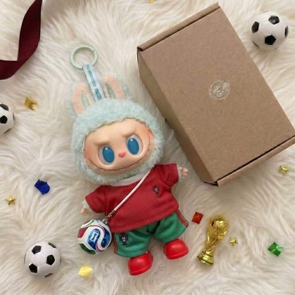 Handmade Labubu Doll Clothes World Cup 2026 Partners - Portugal