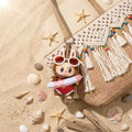 Handmade Labubu Doll Clothes Summer Beach - Red Sunglasses