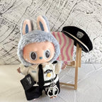 Handmade Labubu Doll Clothes Earth Online - Police