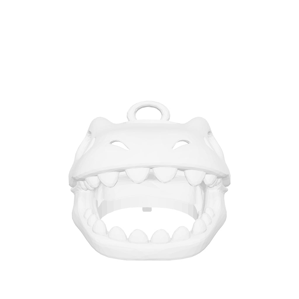 Digital Products 3D Printed STL Document - Evil Little Dinosaur Accessory Headgea